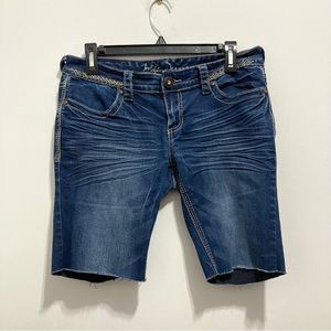 ♦️Ariya Jeans Blue Jean Bermuda Shorts Denim Jorts , size 7/8